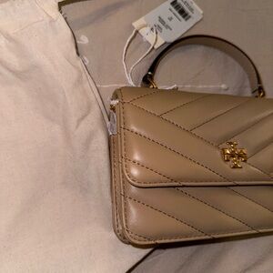 Tory Burch Kira Chevron Top Handle Bag. NEW